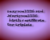 (b)birth certificate