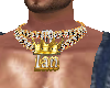 Ian golden necklace crown virgo