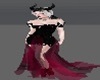 Vamp Red Layer Skirt