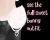 Sweet Bunny Tail w beads