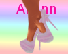 pastel diamond tip heels