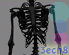 Skeleton Body Black - M
