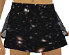 mini skirt sparkles blac