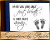 I~Baby Footprints Art
