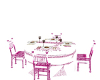 White/Pink Wedding Table