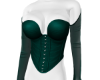 Teal Corset Top