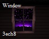 Purple Wooden Window