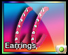 SP* HOOP EARRINGS pink