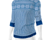 ZAC BLUE WINTER SWEATER