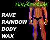 M Rave Rainbow Body Wax