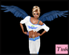 blue Animated Wings