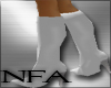 [NFA]white boots pvc