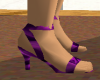 [MsB] Purple silk shoes
