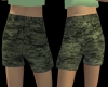 Green DigitalCamo Shorts