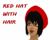 RED HAT WITH HAIR