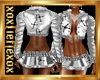 [L] Silver Cross Skirt 