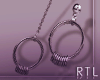 R| Hoop Silver |Earrings