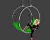 Animated Green Swing