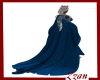 medieval blue cape