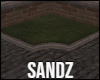 S. Grass Corner Border
