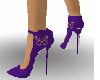 purple buttefly heels