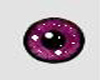 purple glittery eyes