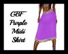 GBF~Purple Midi Skirt