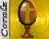 Celtic Cross Brown Egg