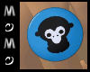 MZ Monkey button ring