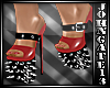 PvC Spiked Heels Red
