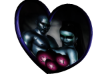 A^ Heart Frame Mesh