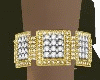 (B4) Gold Diamond Braclt