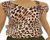 baggie sleeve leopard