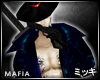 ! Dark Blue Mafia Coat