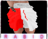 red/white shorts
