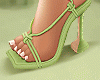 Green Heels Sandals