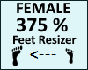 Feet Scaler 375% Female