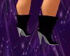 black ankle boots