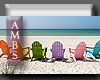 Beach Chairs framed pic