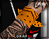 Gx| Orange Arm Bandana