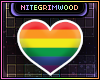 Rainbow Pride Heart