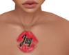 Jay Lips Chest Tattoo