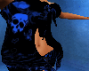 BLACK/BLUE SKULL Mermia