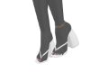 White sandals