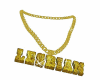 Lesbian Gold Necklace