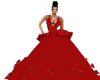 UNIQUE RED BALL GOWN