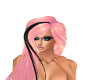 pink /black hair