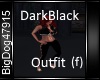 [BD]DarkBlackOutfit