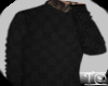 Long Black Sweater T@