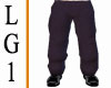 LG1 Gray Striped Pants